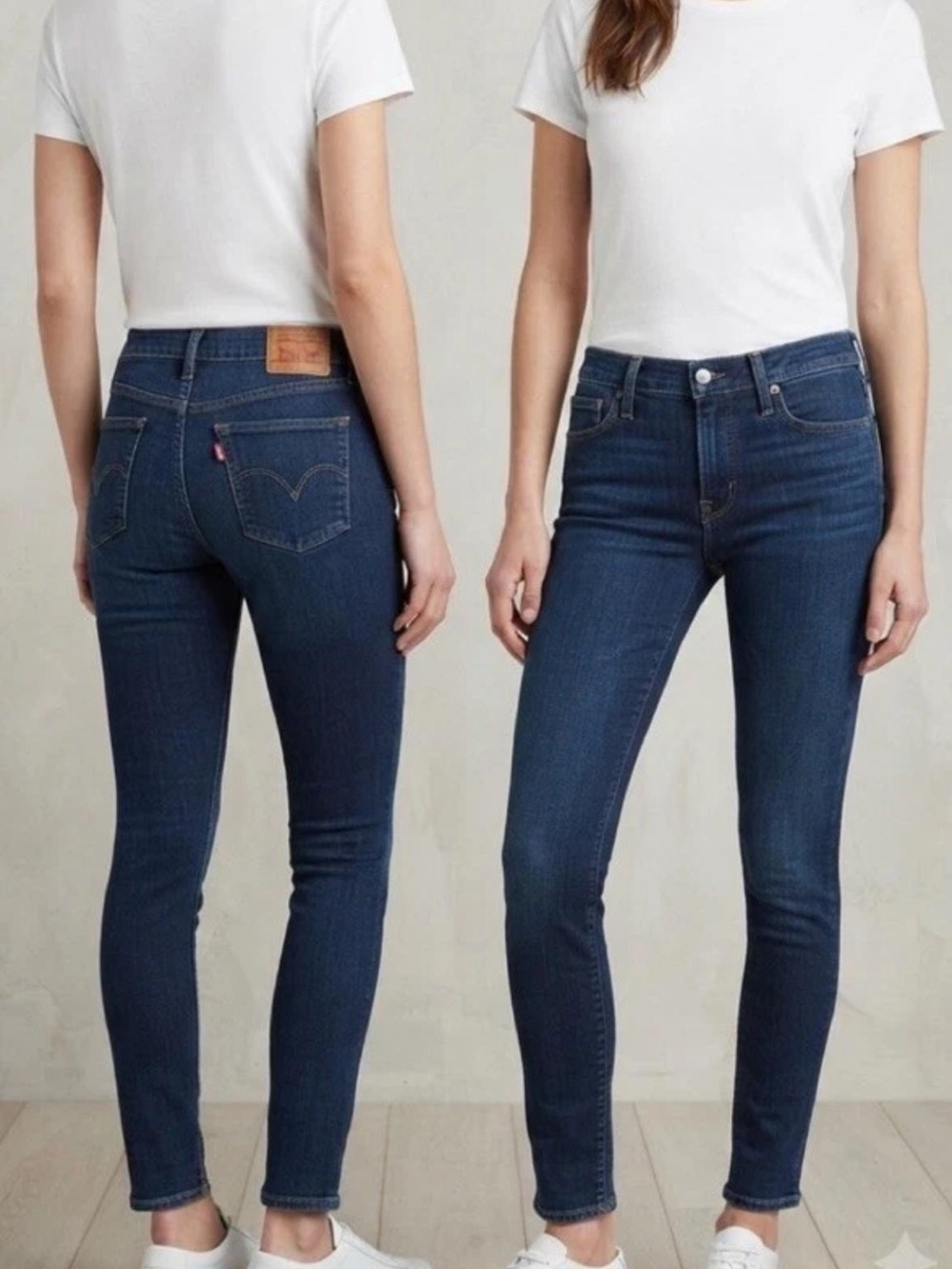 Levi's 711 Women's Dark Indigo High-Rise Skinny Jeans